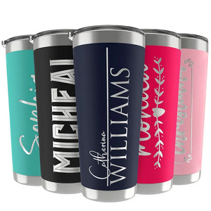 30 Oz Tumbler with Straw and No Spills Allowed! - GiftShire