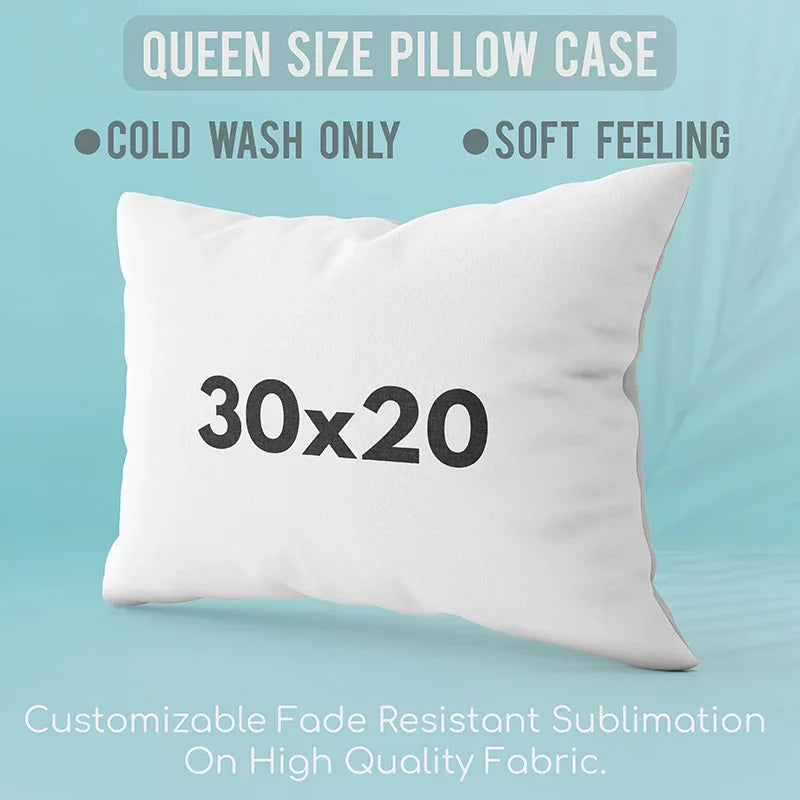 30x20 Customized Pillowcase with Photo - GiftShire
