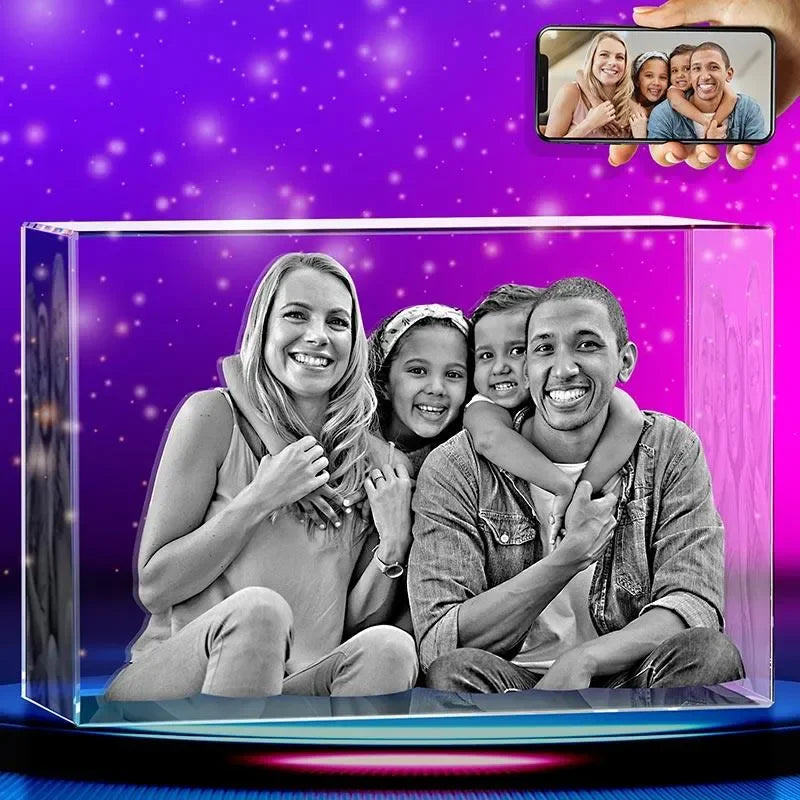 3D Crystal Photo, Father’s Day Gifts - GiftShire