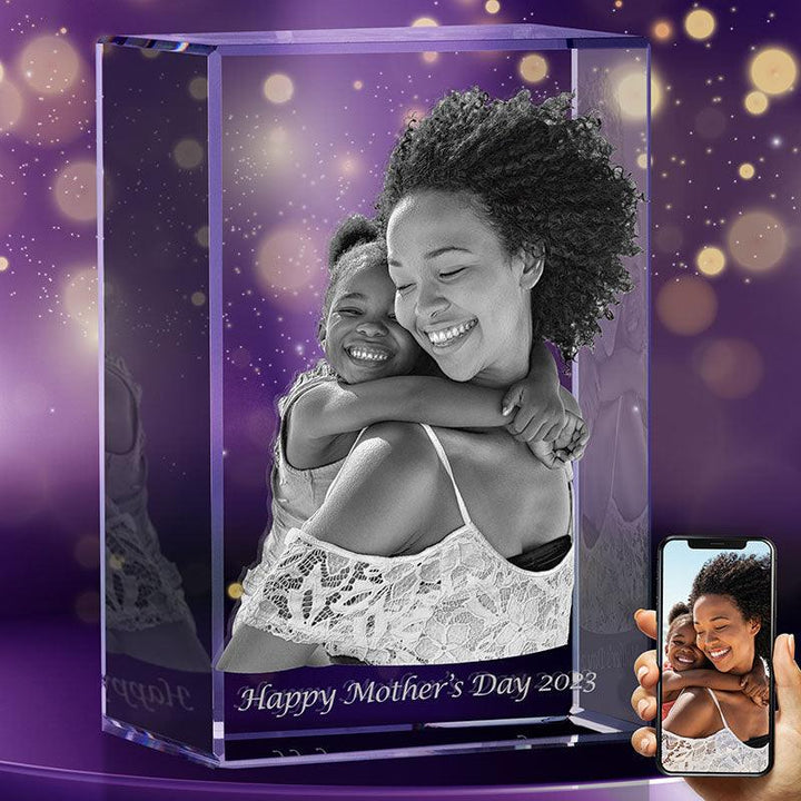 3D Crystal Photo, Mother’s Day Gifts - GiftShire