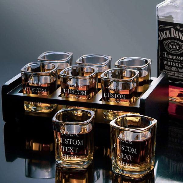 4-Line Customized Shot Glass - Best Gift for Events