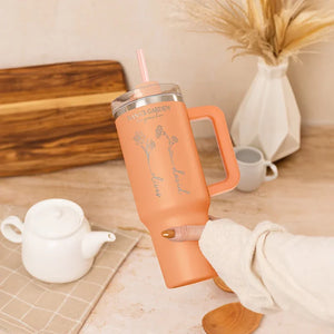 40 Oz Personalized Tumbler - Insulated Stainless Steel - GiftShire