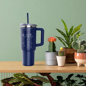 40 Oz Personalized Tumbler - Insulated Stainless Steel - GiftShire