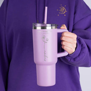 40 Oz Personalized Tumbler - Insulated Stainless Steel - GiftShire