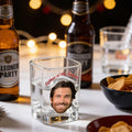 Personalized Groomsman Face Shot Glasses
