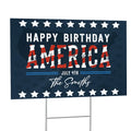 4th of July Party Decorations  - Custom Your Own Yard Sign for 4th July