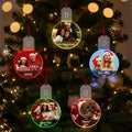 Personalized Light-Up Photo Christmas Ornament