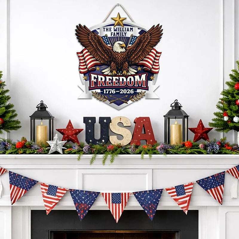 America's 250-Year Anniversary Personalized Door & Wall Sign