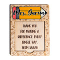Personalized Teacher Sticky Note Holder