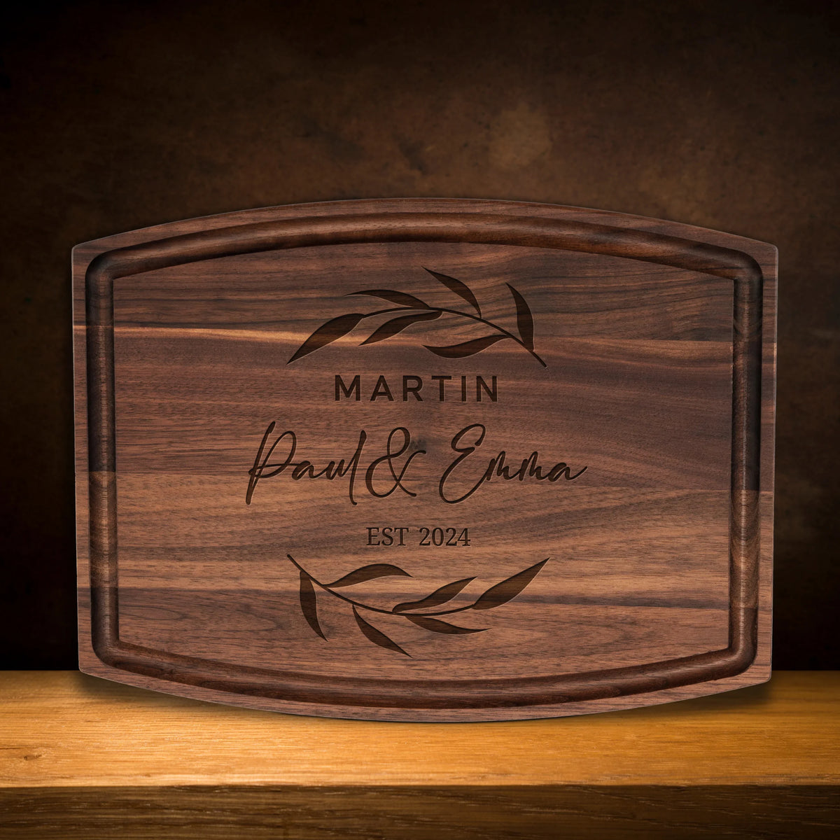 Family Name Engraved Cutting Board - GiftShire