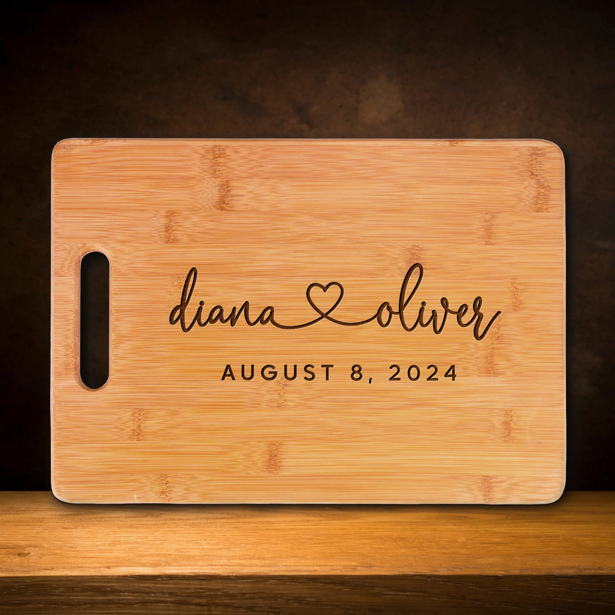 Family Name Engraved Cutting Board - GiftShire