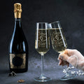 Personalized Sparkling Champagne Flute - Set of 2