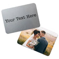 Men's Personalized Metal Wallet Card with Photo & Message