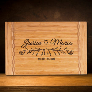 Family Name Engraved Cutting Board - GiftShire