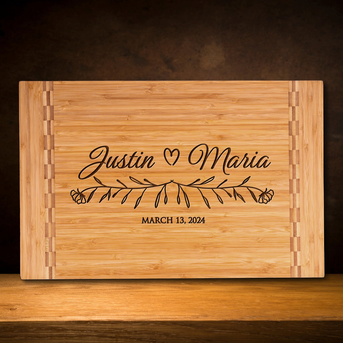 Family Name Engraved Cutting Board - GiftShire