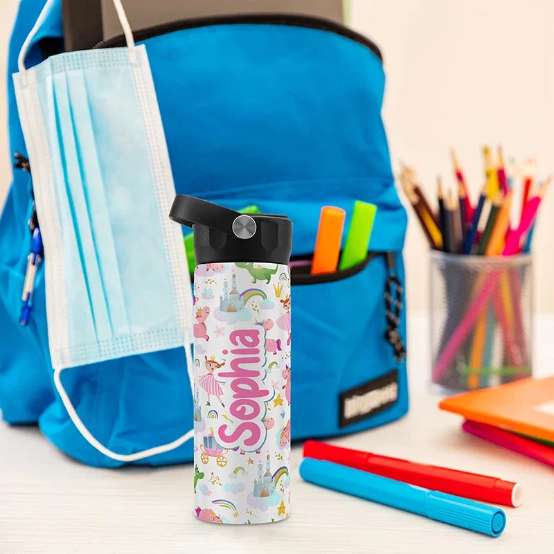 Customizable & Fun Kids Water Bottle - 14 Oz. - GiftShire
