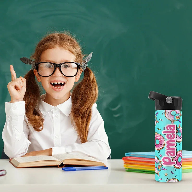 Customizable & Fun Kids Water Bottle - 14 Oz. - GiftShire