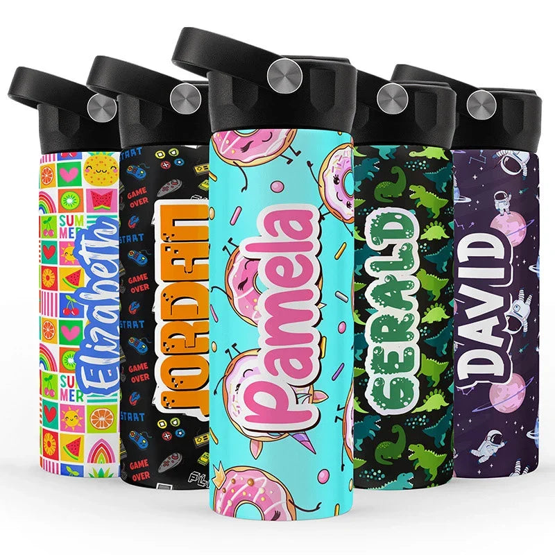 Customizable & Fun Kids Water Bottle - 14 Oz. - GiftShire