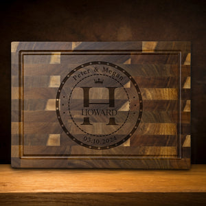 Family Name Engraved Cutting Board - GiftShire