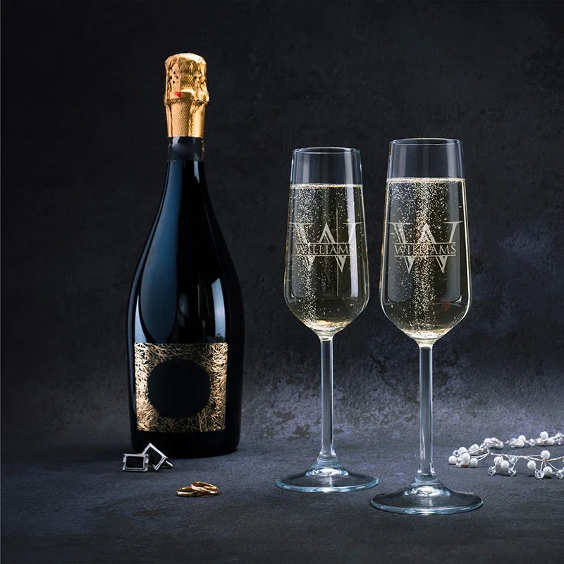 Personalized Sparkling Wine Flute - GiftShire