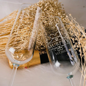 Personalized Sparkling Wine Flute - GiftShire
