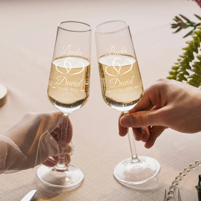 Personalized Sparkling Wine Flute - GiftShire
