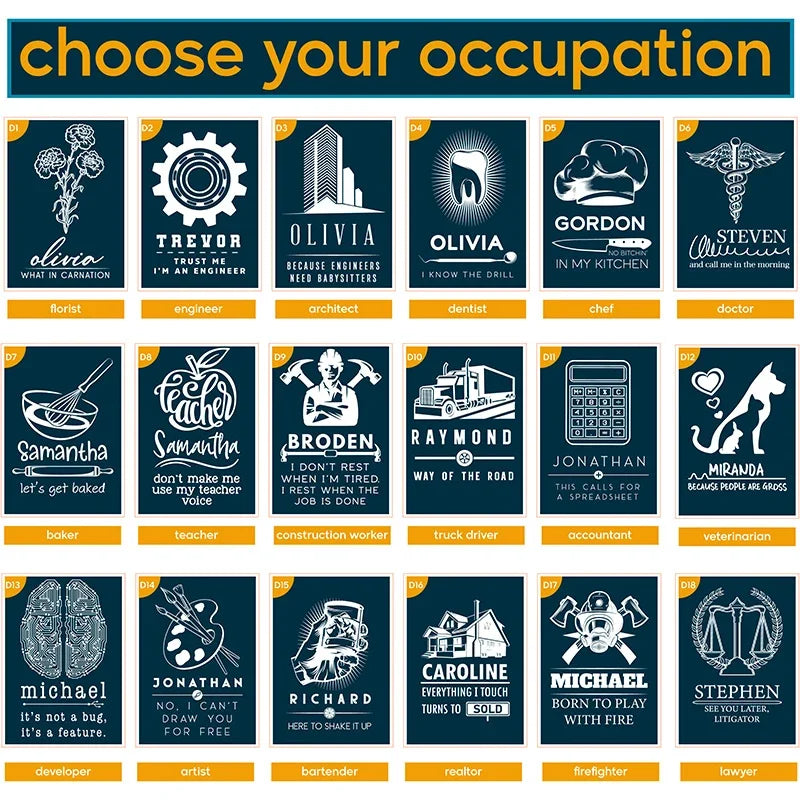 Personalized Profession Tumbler for Occupation & Career - GiftShire