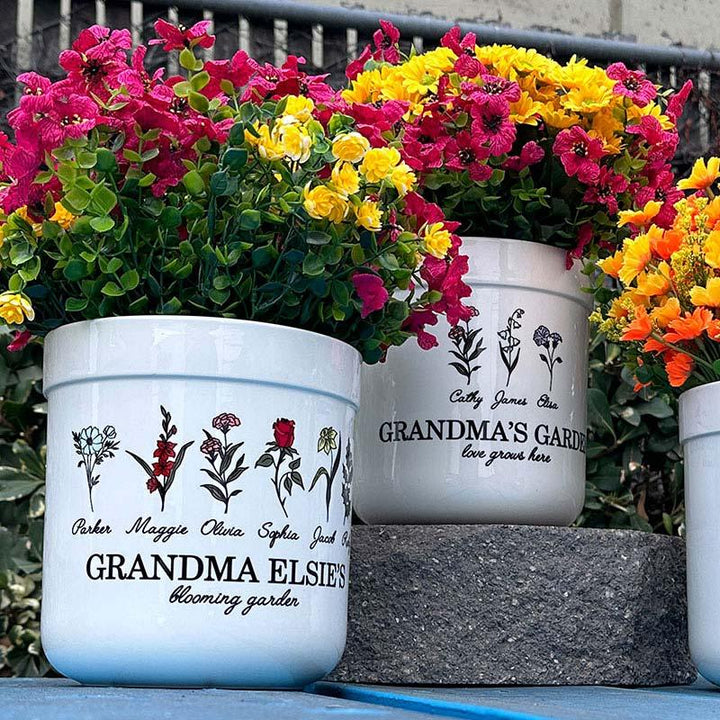 Grandma’s Custom Garden Flower Pot - GiftShire