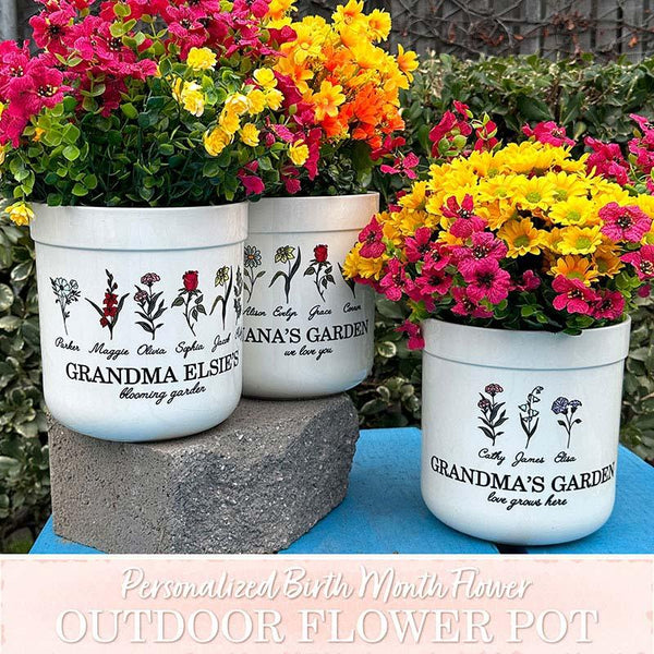 Grandma’s Custom Garden Flower Pot