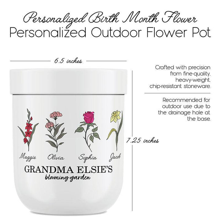 Grandma’s Custom Garden Flower Pot - GiftShire