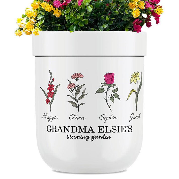 granny plant pot Grandma's Custom Garden Flower Pot – GiftShire