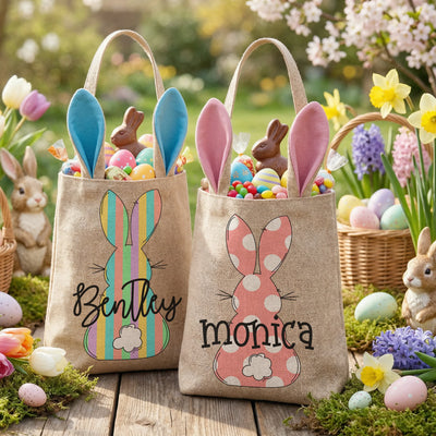 Custom Easter Bags with Easter Bunny – Easter Gifts for Kids