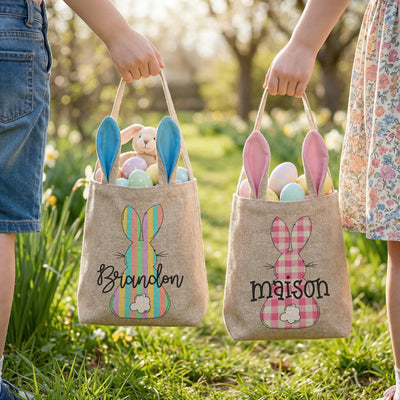Custom Easter Bags with Easter Bunny – Easter Gifts for Kids