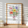 Personalized Birth Flower Bouquet