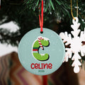 Christmas Initial Ornaments For Kids