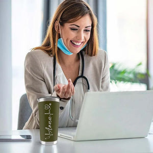 Personalized Nurse Tumbler For Appreciation and RN Students - GiftShire