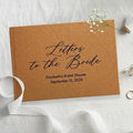 Personalized Letters To Be Bride Guestbook