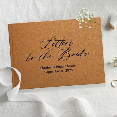 Personalized Letters To Be Bride Guestbook