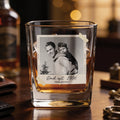 Personalized Photo Whiskey Glass for Him