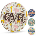 Welcome New Baby Girl Name Sign for Nursery Room Decor