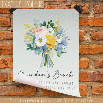 A Bunch of Flower For Mom – Custom Wall Art Poster, Canvas