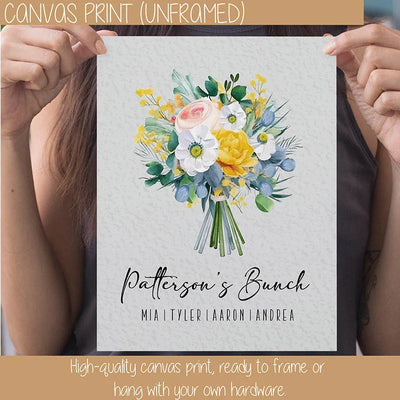 A Bunch of Flower For Mom – Custom Wall Art Poster, Canvas
