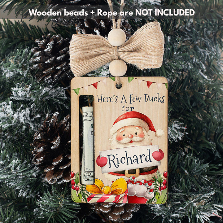 money holder christmas tree ornaments A few bucks for Christmas