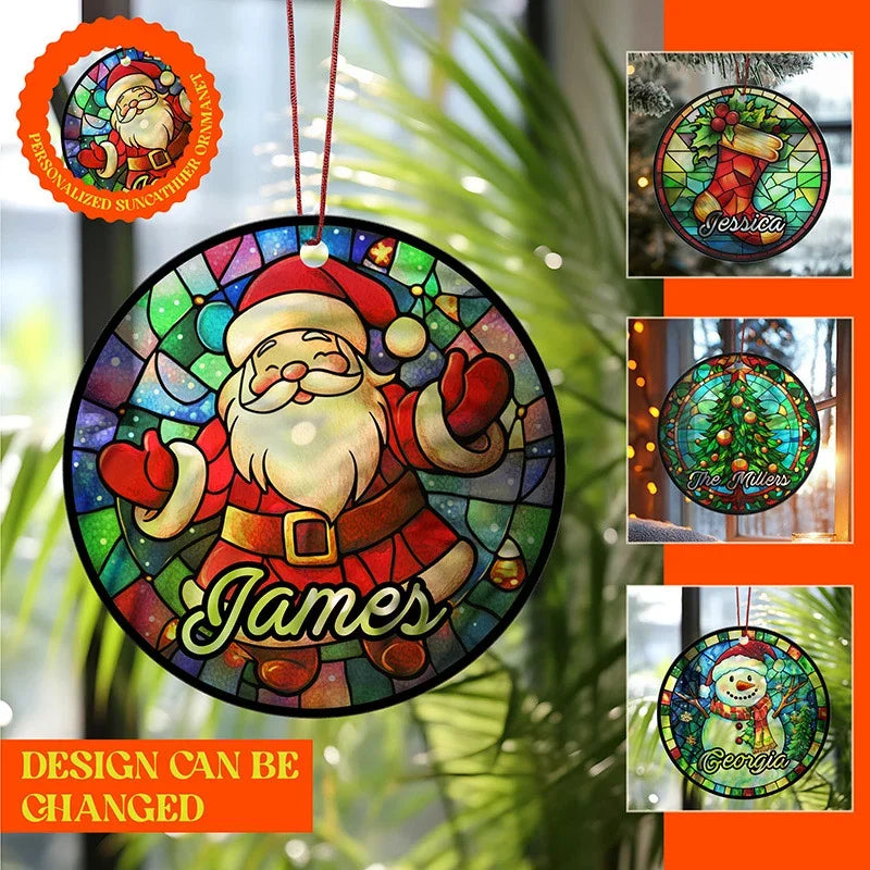 Acrylic Suncatcher Ornament - Stained Glass Art Decor - GiftShire