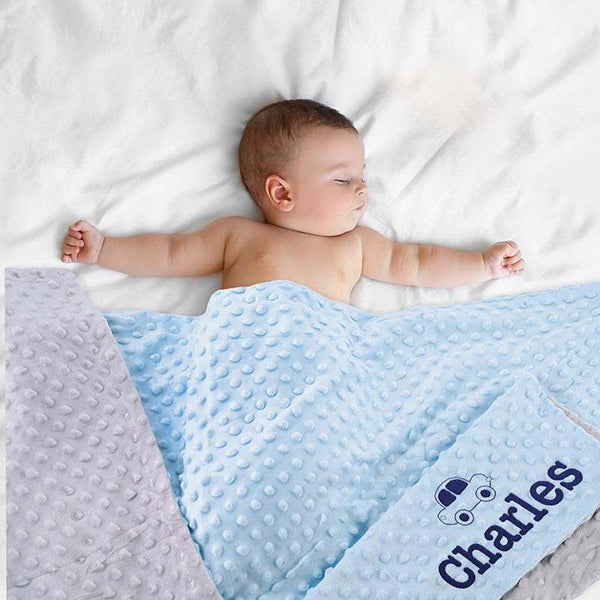 Personalized Embroidered Baby Blanket - GiftShire