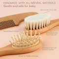 Baby Grooming Brush & Comb, Personalized Baby Hair Care Set