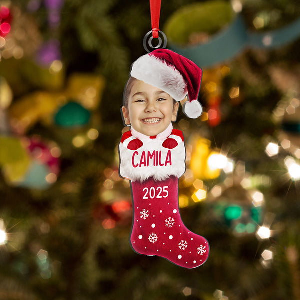 Baby Stocking Christmas Ornament
