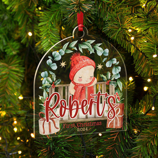 Baby’s 1st Christmas Ornaments – Custom Christmas Decorations