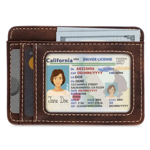 Back Pocket Slim Wallet - Personalized Card Holder - GiftShire