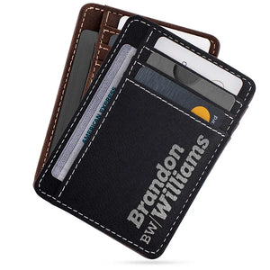 Back Pocket Slim Wallet - Personalized Card Holder - GiftShire